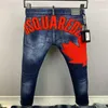 2022 NOWOŚĆ Przylotów D2 męskie luksusowe designer dżinsowe dziury spodnie dsquare dżinsy Coolguy Biker Pants Męskie odzież 2#9839 DSQUAR220S
