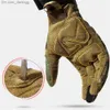 Outdoor Tactical Gloves Military Training Army Sport Climbing Shooting Hunting Riding Cycling Full Finger Anti-Skid Mittens Q230825