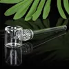 2Style Clear Glass Pipe Banger Vattenrör tjockt Pyrex Tube Dry Herb Tobacco Smoking Hand Pipes Tillbehör Partihandel