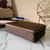 7A+ Designer Cosmetic Bags 3 Sizes Travel Jewelry Box Modern Style Storage Box High Imitation Makeup Bag