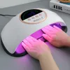 Secadores de uñas Lámpara de secado de uñas profesional de 208 W para manicura Potente lámpara de uñas de gel UV 66/69 LED Lámpara de secado de esmalte de gel con detección automática 230824