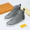 2023-SNEAKERS مصممين متطابقة مدرب الرجال الرجال أحذية القماش كلاسيكية حذاء زهرة أعلى الكلاسيكية