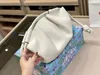 MINI Senaste Luojia Dumpling Bag, Cowhide Quality, One-Shulder Portable Theo Fashion Women's Armpit Women's Name Bag Series, levererad till dörren, håll helt live