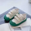 أحذية الأطفال أحذية For Girl 2022 Autumn Baby Canvas Shoes Girls Discual Love Bottom Bottled Nonlip Boys Toddler Shoes 1-9 سنوات E06233 L0825