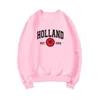 여성용 후드 Holland Parker EST 1996 스웨트 셔츠 Tom Unisex Crewneck Sweatshirts Long Sleeve Pullover Women 그래픽