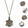 Карманные часы подвесные украшения ожерелья формируют часы для одежды декоративная ретро -цепь кварц цинк сплав висят