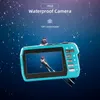 Weerbestendige camera's 4K waterdichte digitale camera onderwater 5M Dual Display 30fps Actie voor snorkelen Zwemmen 230825