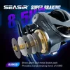 Mulinelli per baitcasting SEASIR CastX Doppia bobina Baitcasting Mico Reel 731 Rapporto di trasmissione ad alta velocità Bobina del freno magnetico per acqua salata dolce 230824