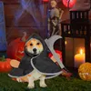 Costumes de chat Costume d'Halloween pour chien Cape de vampire Vêtements de sorcière pour petits et moyens chiens