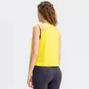 Active Shirts Hauts d'entraînement courts pour femmes, séchage rapide, sans manches, dos en maille, course à pied, Yoga, chemise de gymnastique, col haut, coupe ample, réservoir d'athlétisme musculaire