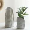 Vasen Hydrokultur Keramik Vase Blume Ästhetische Luxus Ikebana Moderne Kleine Design Pflanze Eine Fleur Nordic Wohnkultur WK50VA