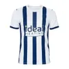 West Bromwich Albion 23 24 축구 유니폼 홈 어웨이 보조금 18 Swift 19 Wallace 7 Molumby 8 2023 2024 Jersey Football Shirts Man Kids Kit