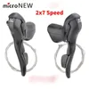 Desviadores de bicicletas Micro SBR572 2X7S3X7S 8 91011S Shifters Doble cadena Desviador STI Palanca de cambio Bicicleta de carretera Compatible 230825