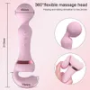 Vibrators Powerful 2 in 1 AV Vibrator Female Magic Wand Clitoris Stimulator USB Recharge 20 Modes G Spot Massager Sex Toys Dildo for Women 230824