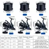 Carretilhas de arremesso Sougayilang DYD900012000 Full Metal Spinning Reel 131BB 25KG Max Drag Power para água salgada Trolling Surf 230824