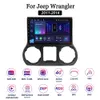 Jeep Wrangler의 자동차 라디오 스테레오 안드로이드 13 2011-2014 JK Gand Cherokee Dodge Ram 1500 Withoud Apple Carplay Android Auto Wi-Fi GPS YouTube Tiktok Car DVD