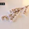 Decorative Flowers Style 100cm Artificial Flower Single Silk Fabric Cherry Blossom Arrangement Wedding Home Office Decoration DIY