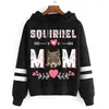 Women's Hoodies Lovely Pink Squirrel Mommy Hoodie Cartoon Kawaii Clothes Retro 90s Trend Clothing Vintage Animal Graphic Hoody Harajuku