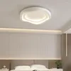 Lustres 2023 Tendance LED Plafonnier Pour Chambre Salon Moderne Blanc Smart Lustre Anneau Carré Intérieur Luminaires À La Maison