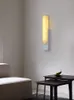 Lâmpada de parede elegante estilo moderno simples design de mármore LED para sala de estar luminárias interiores decoração interior