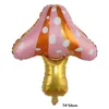 Palloncini foil a forma di fungo Forniture per il giardino delle fate Festa a tema Pianta forestale Ringraziamento Autunno Decorazione esterna Air Globos HKD230825 HKD230825