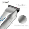 Electric Shavers Metal Professional Trimmer Frisör Mens Trådlös laddningsbara Clippers Mänskägg Maskin Hår klippt 230825