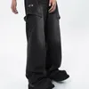 Mens Jeans FEWQ Men Niche Design High Waisted Slightly Flared Loose Trend Porckets All Seasons Versatile Street Pant 24X1001 230825