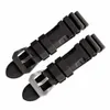 Watch Bands 22mm 24mm Dive for PAM Rubber Silicone Strap Thicking Buckle Clasp Wrist Bracelets Sport Band Straps 230825