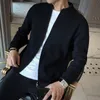 Men's Sweaters Autumn Winter Solid Color Japanese Zipper Casual Sweaters Man Long Sleeve Loose Fashion Streetwear Clothes Chic Male Cardigan 230824