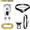 Bloqueios de bicicleta Etook Bloqueio de bicicleta MTB Road Bike Heavy Duty Safety Anti-Theft Chain Lock para motocicleta Scooter com aço endurecido especial 230824