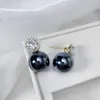 Dangle Earrings Fashion Ball Imitation Pearl Earring For Party Luxury Cubic Zirconia Wedding Jewelry Anniversary Cute Drop