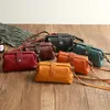 Midjepåsar 2023 Casual Leather Shoulder Retro Handgjorda Doctor Bag Clutch Crossbody Women Vintage Style Travel Handväskor Messenger 230823