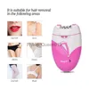 Épilateur de cheveux pour femme Charge USB Machine d'épilation électrique rechargeable dame rasage bikini tondeuse jambes épilation du corps HKD230825