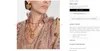 Этро подвесное ожерелье Дженнифер Бер дизайнер ювелирные украшения серебряное колье дизайнерское ожерелье для женщины на заказ подвесной материал: латунь