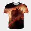 Men's T Shirts 2023 Men Literature Art Simple 3D Landscape Sunset Casual Graphic Women Printed T-shirt Lovers Tee Personality Tops