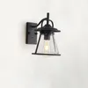 Wall Lamp Contemporary Bubble Glass Lampshade Black Sconce Light Fixture For Home Decor Bathroom Bedroom Hallway