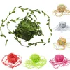 Decorative Flowers 20Meters Olive Leaves Ribbon Artificial Vines Leaf String Greenery For DIY Wedding Party Home Decoration