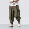 BOLUBAO Spring Men Loose Harem Pants Chinese Linen Overweight Sweatpants High Quality Casual Brand Oversize Trousers MaleLF20230824.