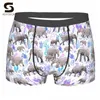 Underbyxor elefant underkläder andningsbar trenky anpassad stam polyester sublimering män boxer kort