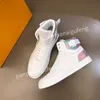 Hot New top Designer casual shoes white black blue red lace up sports shoes, leather rubber soles training shoes flat sports shoes rd220901 size35-44