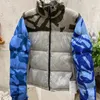 High street fashion Northern Winter outdoor down jacket Pure cotton alphabet embroidered men and women outdoor jacket street warm clothing