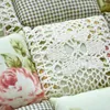 Pillow 1pcs Cotton Breathable Thick Pastoral Style Printing Flower Seat Sofa Car Mat Home Kitchen Chair Sit Pad Pillows