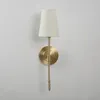 Lampade da parete Lampada in bronzo nordico per specchio da bagno Camera da letto Corridoio Scale Sconce moderna Apparecchio per interni Luci a LED decorative