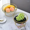접시 창조적 인 유리 과일 트레이 거실 차 테이블 가정용 사탕 간식 멜론과 딤섬 장식