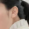 Stud Earrings 925 Sterling Silver Korean Simple Flower Mini For Women Girl Fashion Exquisite Jewelry Gifts