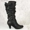 Sexy Knee Ankle High sur les femmes Boot Boot Talon Longue CHEUR BOOTS BOOTS FEMMENT