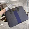 Briefcase designer bag Luxury laptop bag Solid Color letter metals Design Large Capacity Leather Briefcase Business men Bag Christmas Logistics Delivery Dust Bag