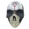 Masques de fête Halloween Horreur Sanglant Guerrier Crâne Masque CS Jeu Latex Chapeaux Fête 230824