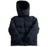 London Trap Down veste épaisse Parka hommes femmes marque de luxe brillant noir broderie hiver doudoune