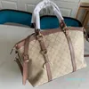 Projektant -LUXURY TOTE BAG Woman Eegant Leather Canvas Business Torebka